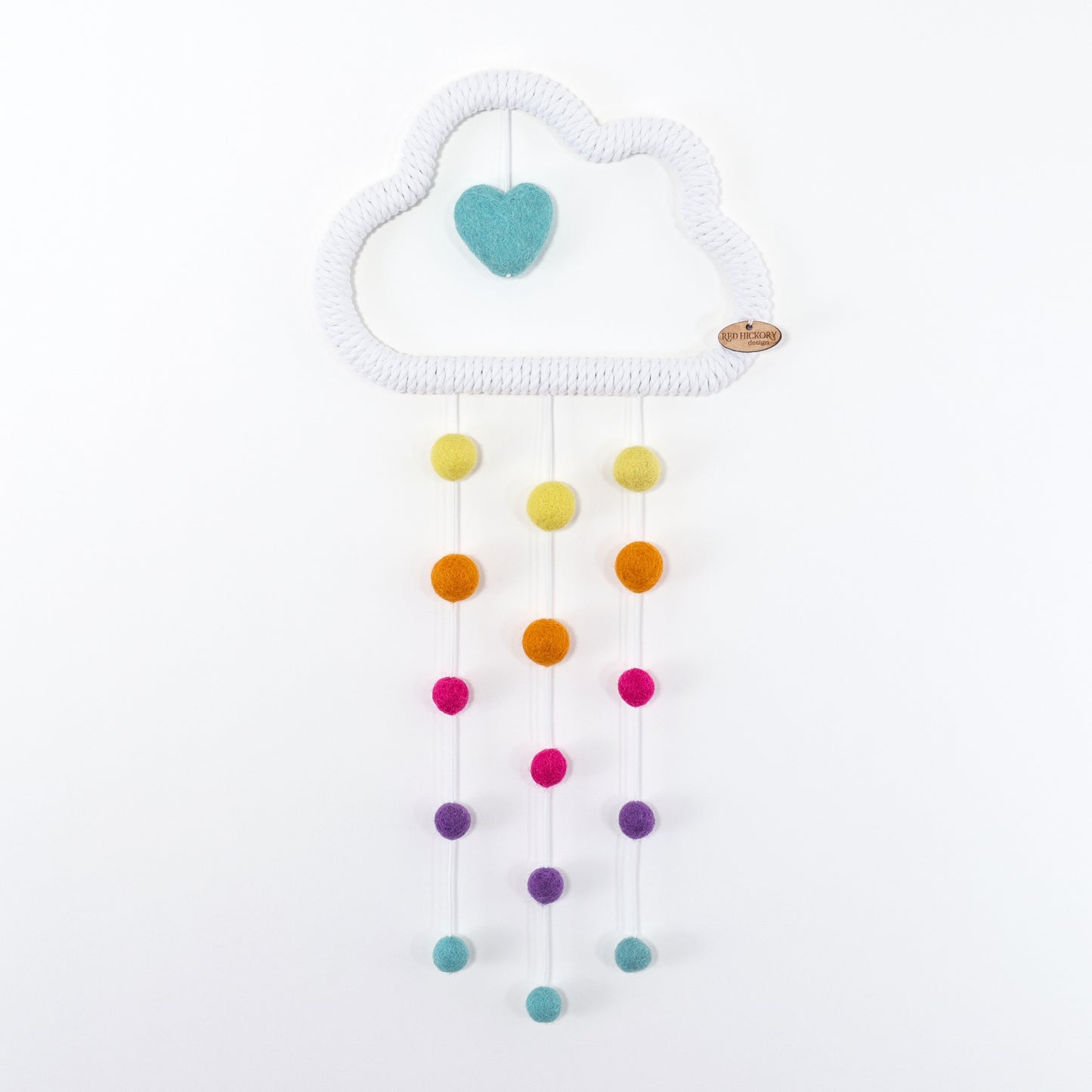 Cloud Wall Art White Rainbow Little